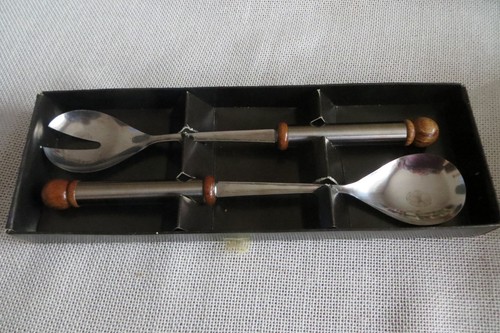 Vintage altes salatbesteck - vintage,