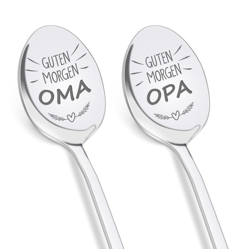 Oma opa löffel edelstahl - oma,
