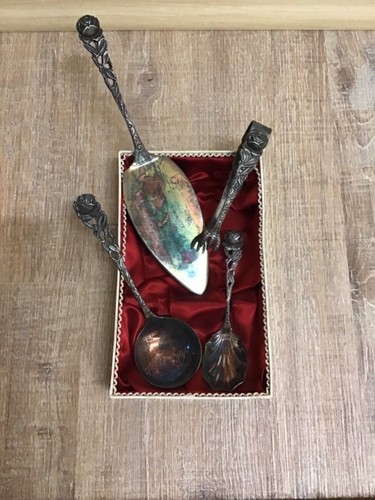 Versilbertes besteck teilig - besteck, 4-teilig