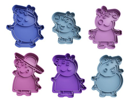Peppa pig ausstechformen - peppa, +